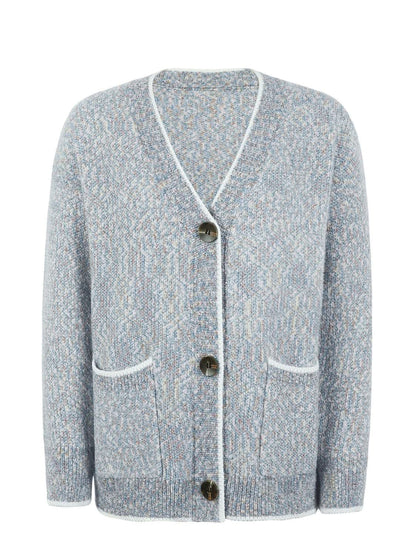 Cozy v-neck cardigan with pockets 