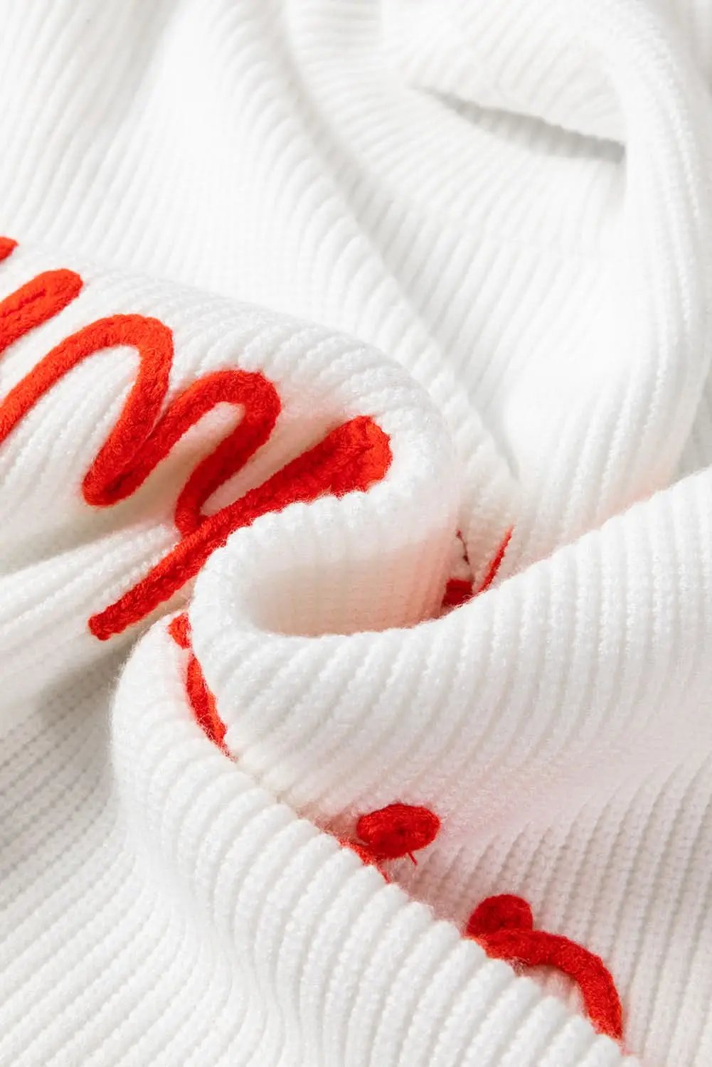 Cozy white pumpkin sweater - Love Salve 