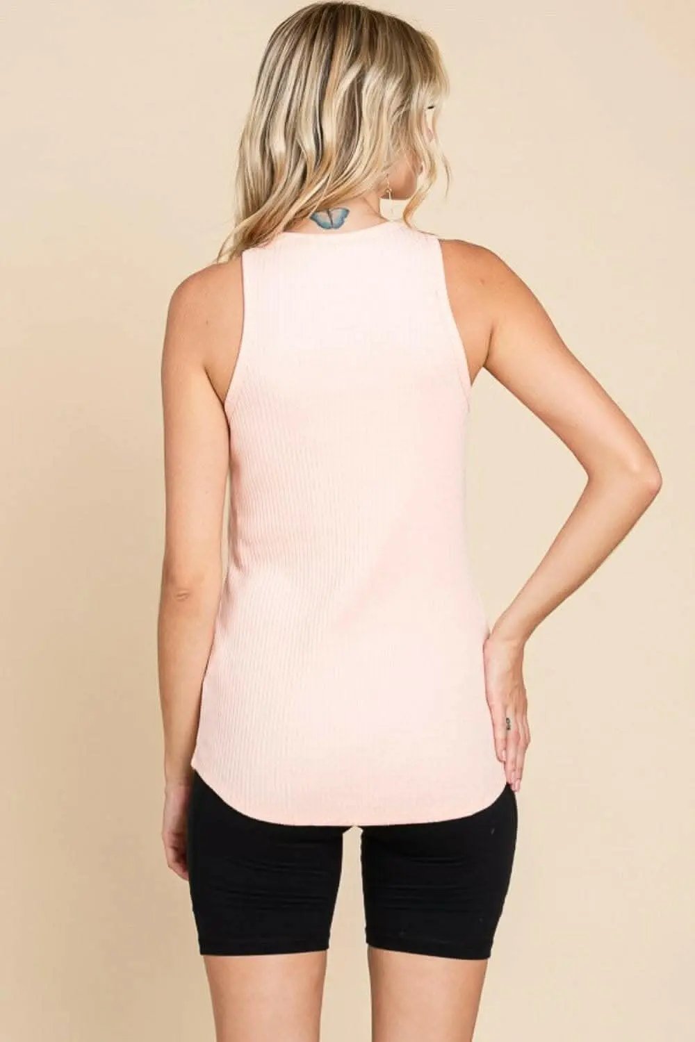 Culture Code ribbed tank top - versatile style - Love Salve 