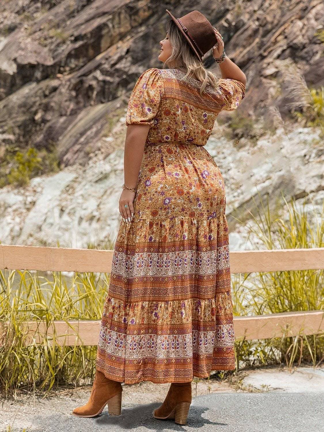 Curvy chic tie waist dress 