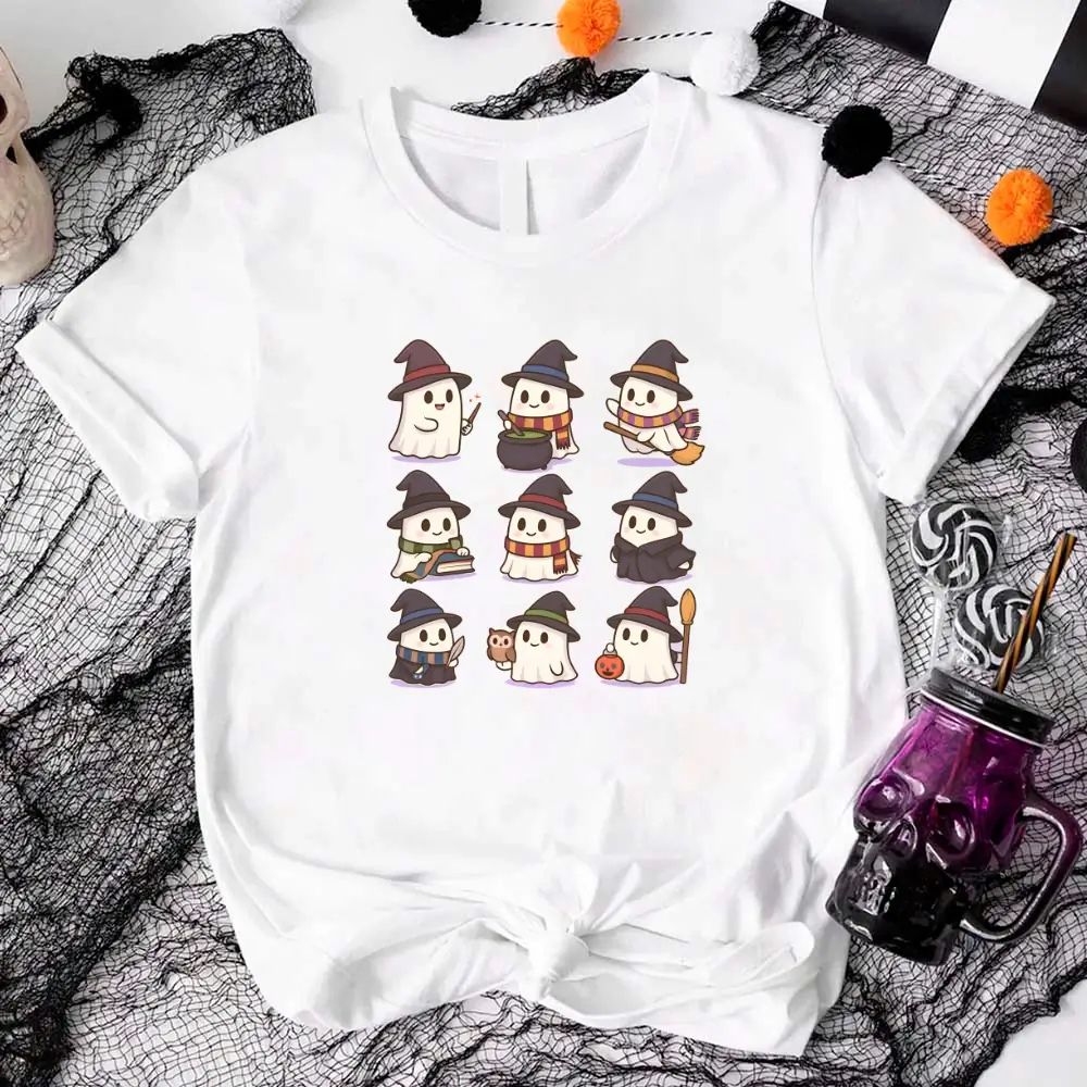 Cute Witch Ghosts Halloween Shirt – Kawaii Spooky Tee Adorb.co