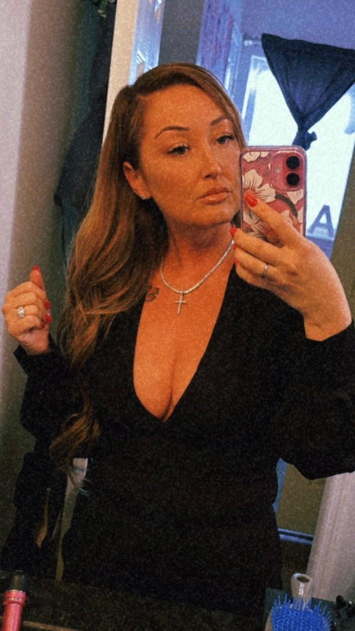 Elegant Bishop Sleeve Deep V Mini Dress Coco’s Tee Boutique