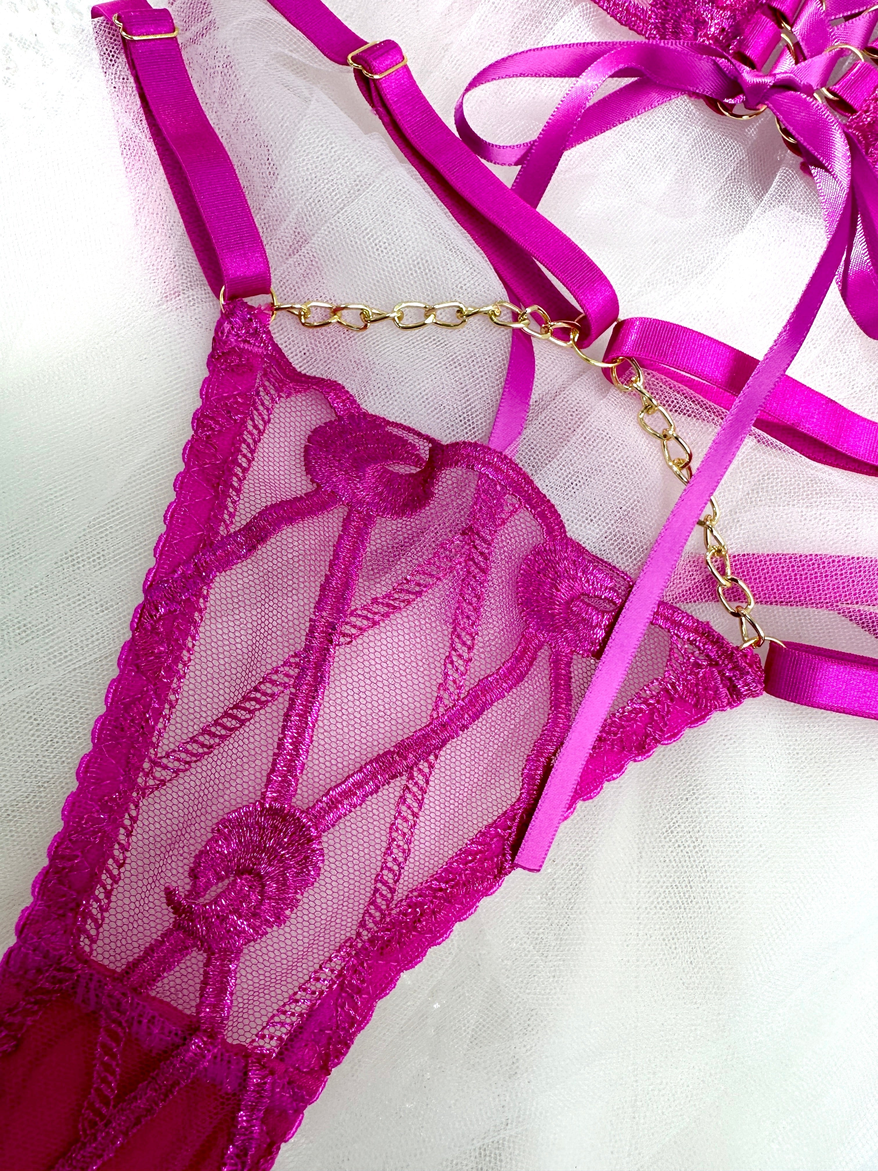 Adriana Rose Pink Adjustable Set Hello.LA.Girl