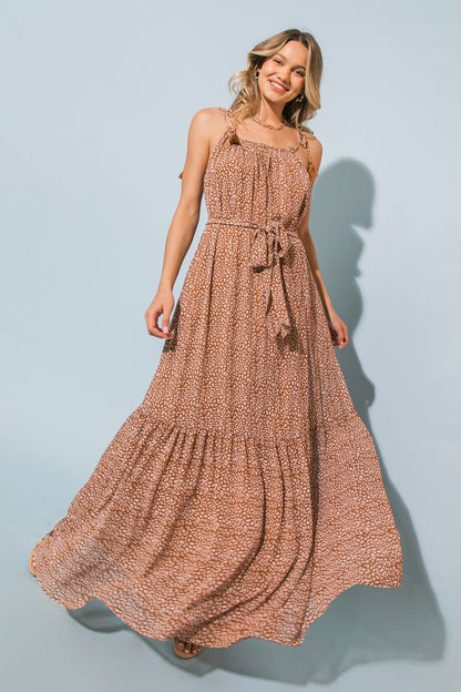 DIVINE DISPLAY MAXI DRESS 