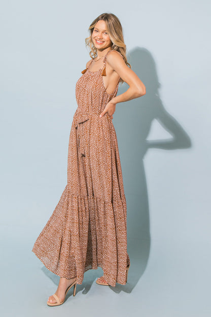 DIVINE DISPLAY MAXI DRESS 
