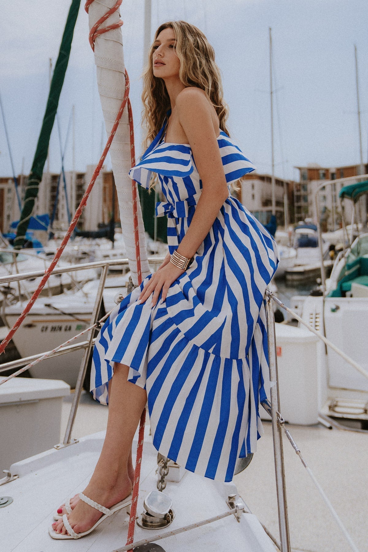 DAYS LIKE THESE POPLIN MIDI DRESS Flying Tomato