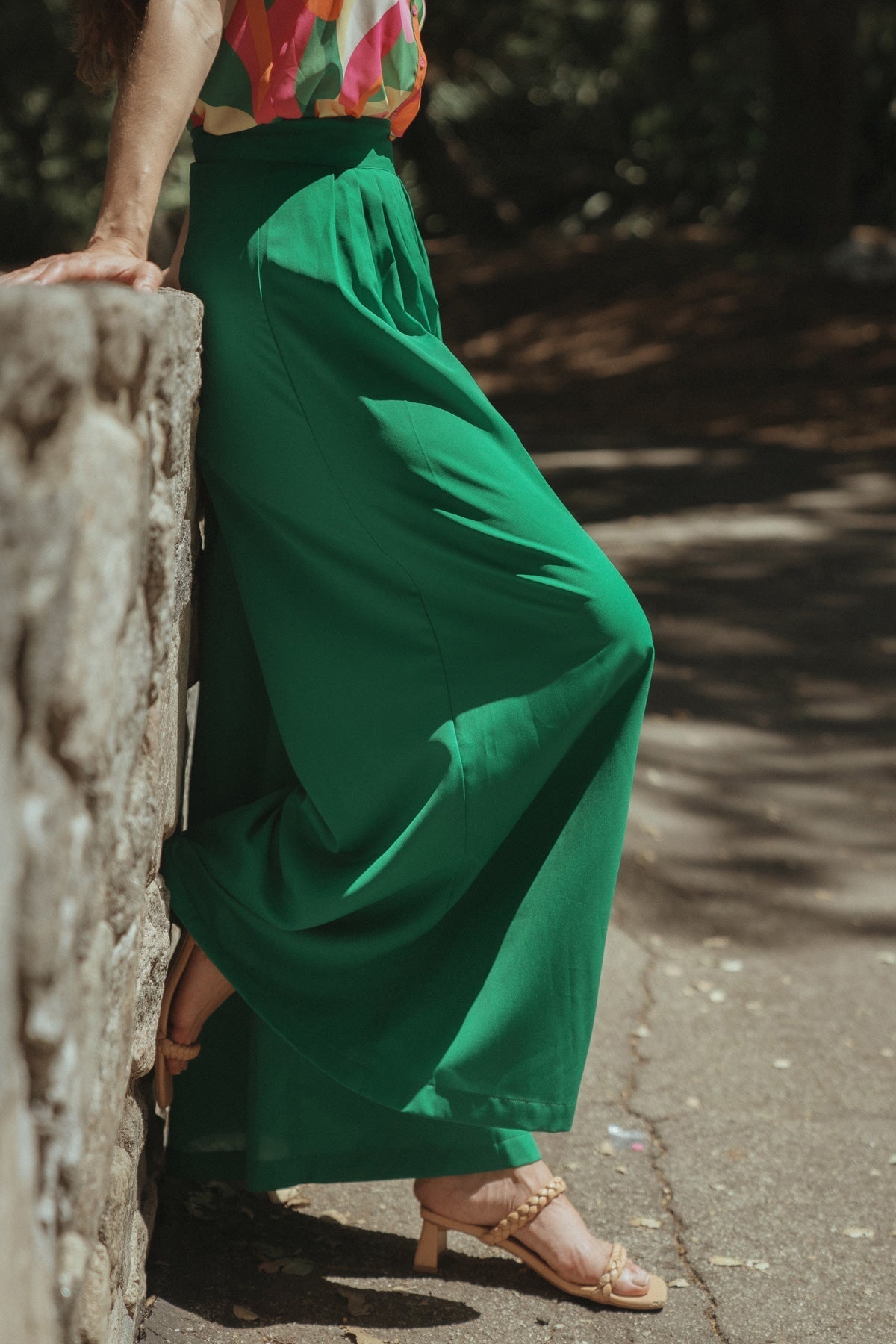 AT THE WISHING WELL WOVEN PANTS Flying Tomato