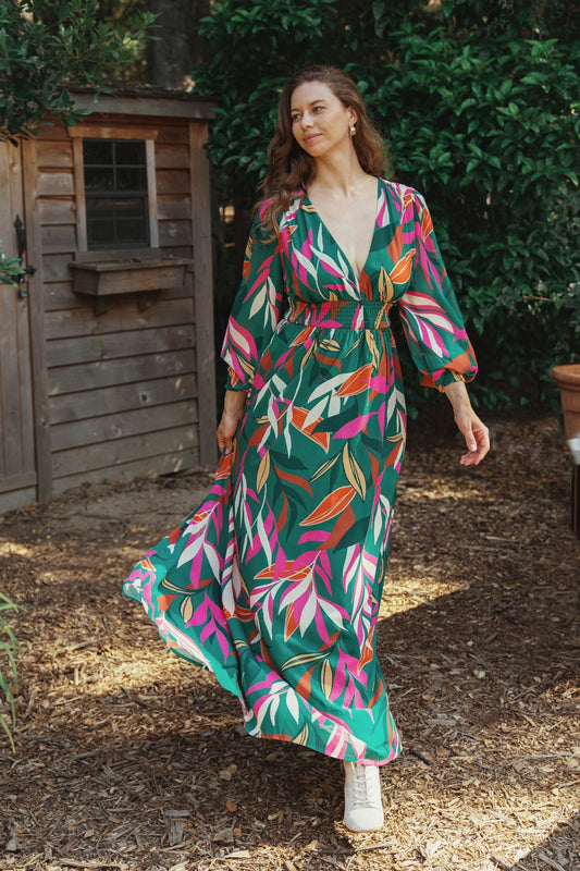 GONE COASTAL WOVEN MAXI DRESS Flying Tomato