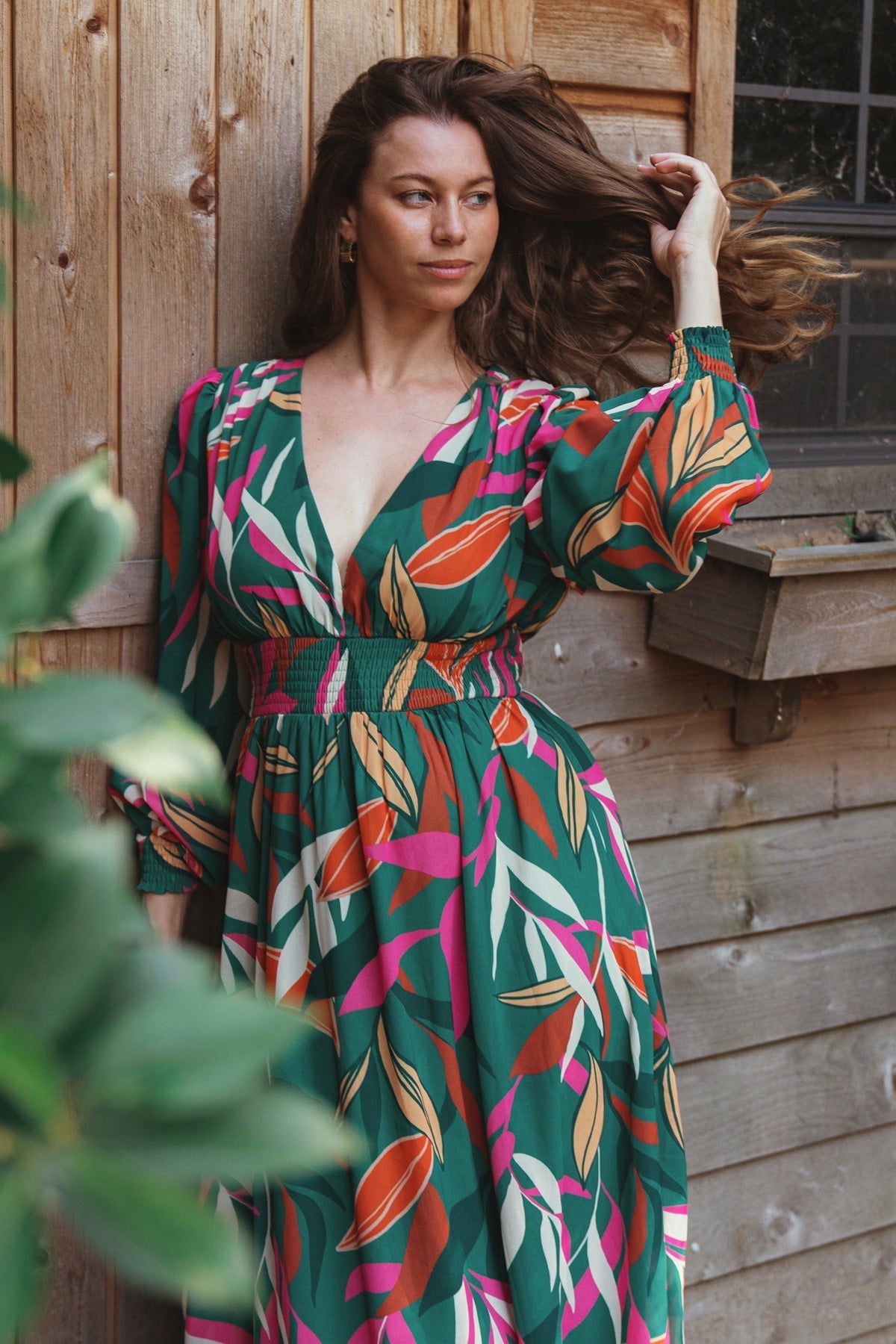 GONE COASTAL WOVEN MAXI DRESS Flying Tomato