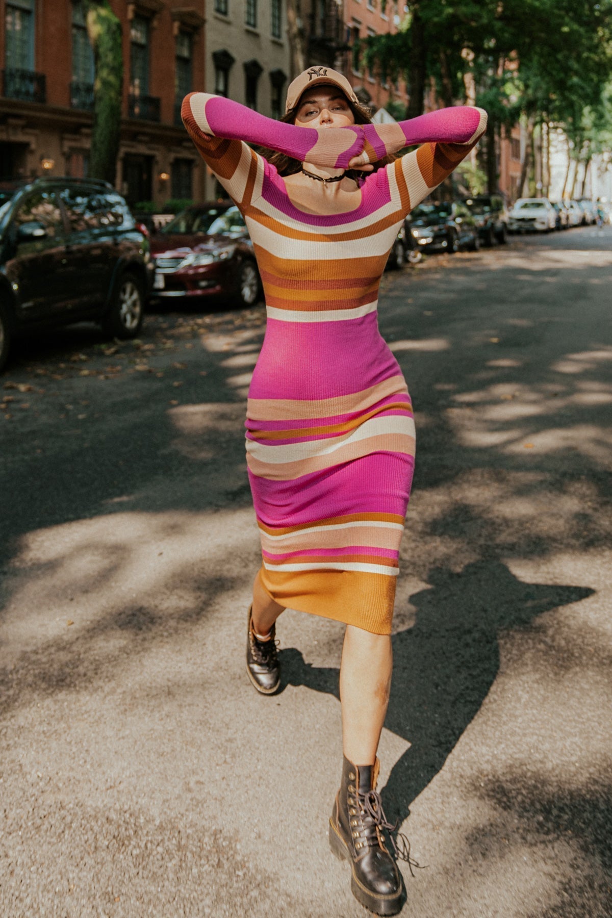 EVENING OF ELEGANCE SWEATER MIDI DRESS Flying Tomato