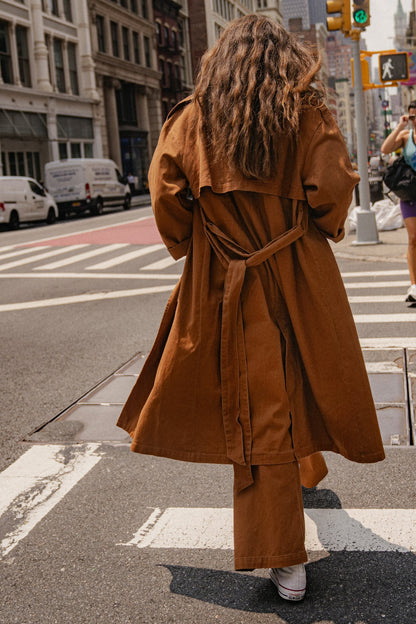 KEEPER OF MY HEART TWILL TRENCH COAT