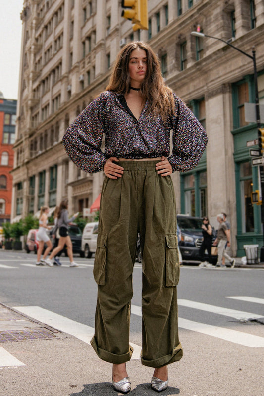 INCREDIBLE MOMENTS WOVEN CARGO PANTS Flying Tomato