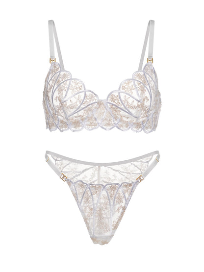 Heavenly Glow Radiance Luxe Lingerie Set For Elegant Nights