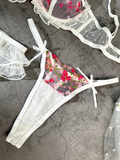 Emily Blossom Kiss Lingerie Set for Elegant Nights