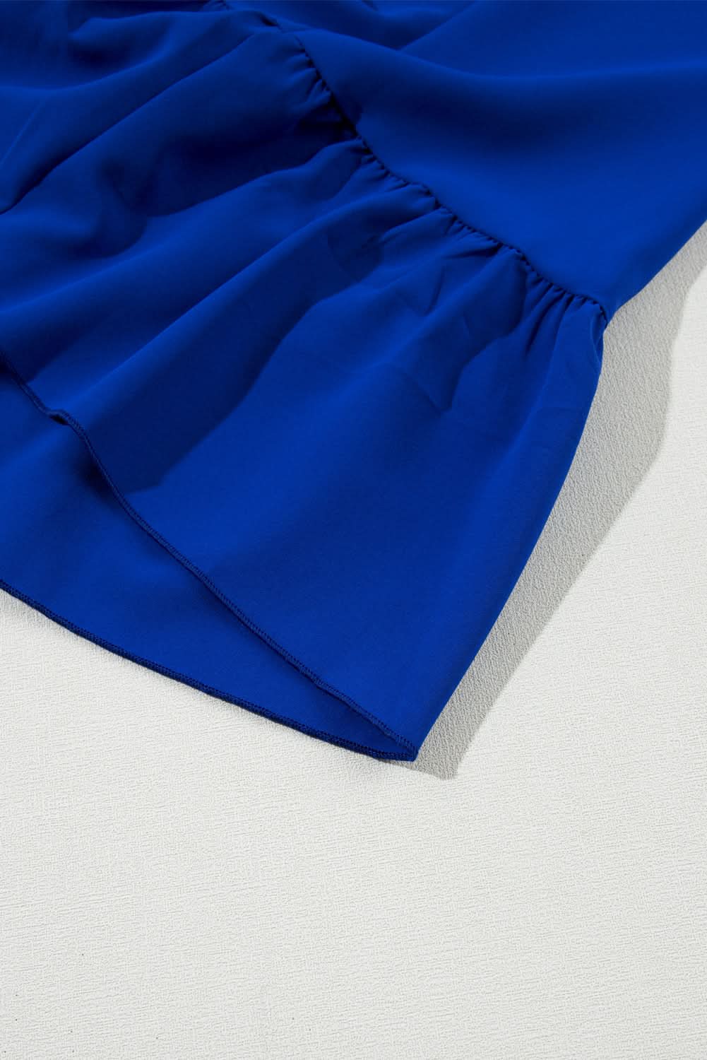 Dark blue plus size mini dress 