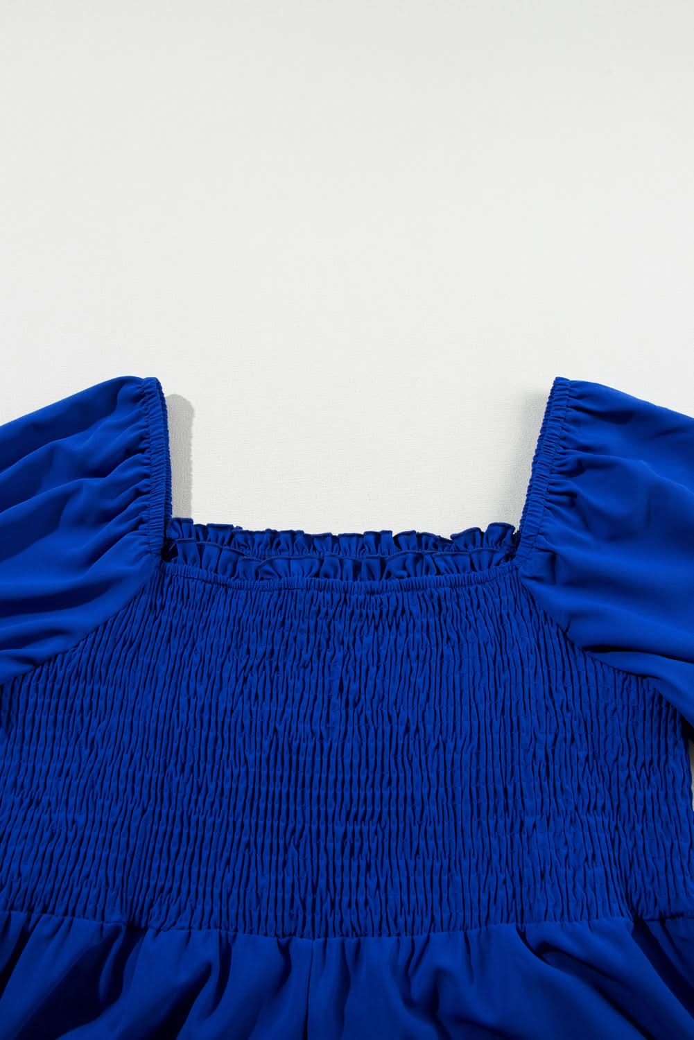 Dark blue plus size mini dress 