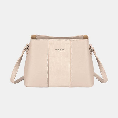 David Jones pu leather crossbody bag 