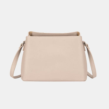 David Jones pu leather crossbody bag 