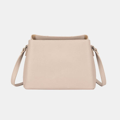 David Jones pu leather crossbody bag 