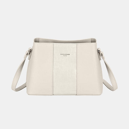David Jones pu leather crossbody bag 