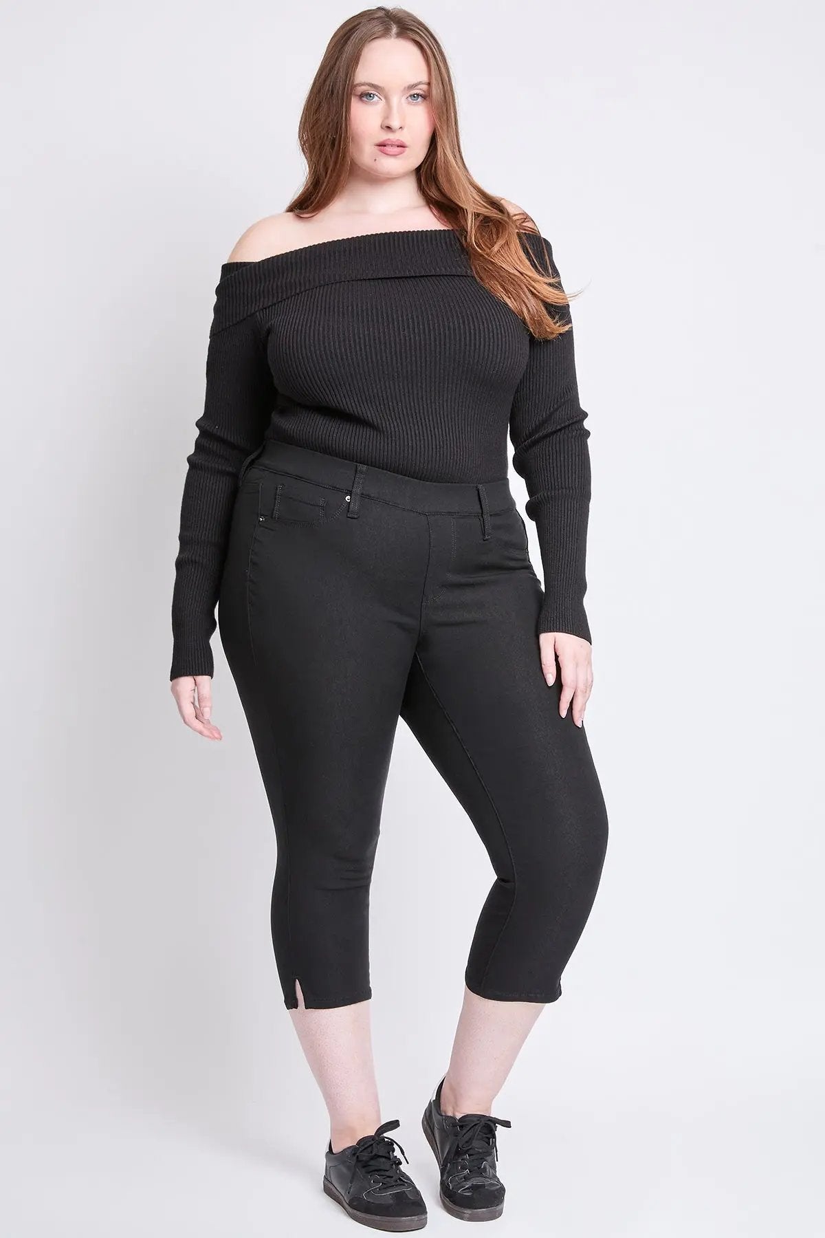 Women's Plus Hyperstretch Capri YMI JEANS