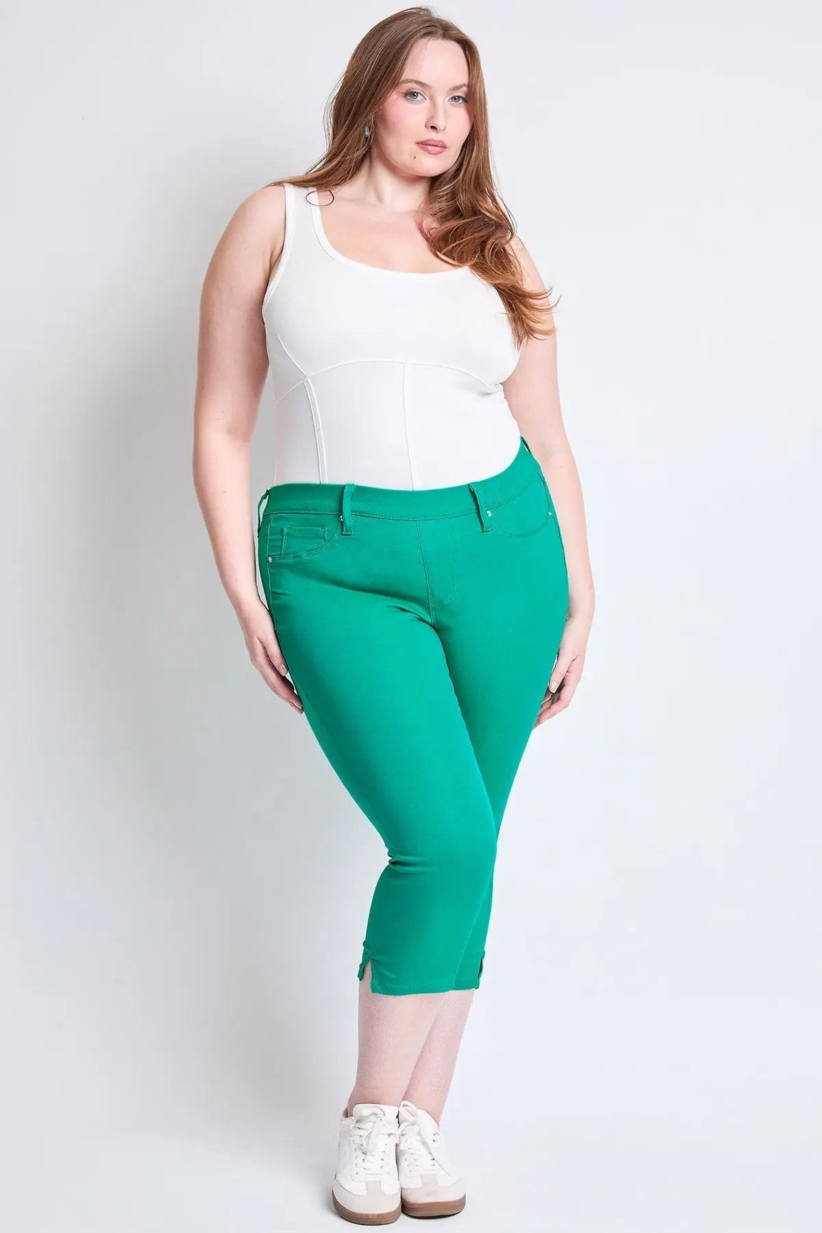 Women's Plus Hyperstretch Capri YMI JEANS