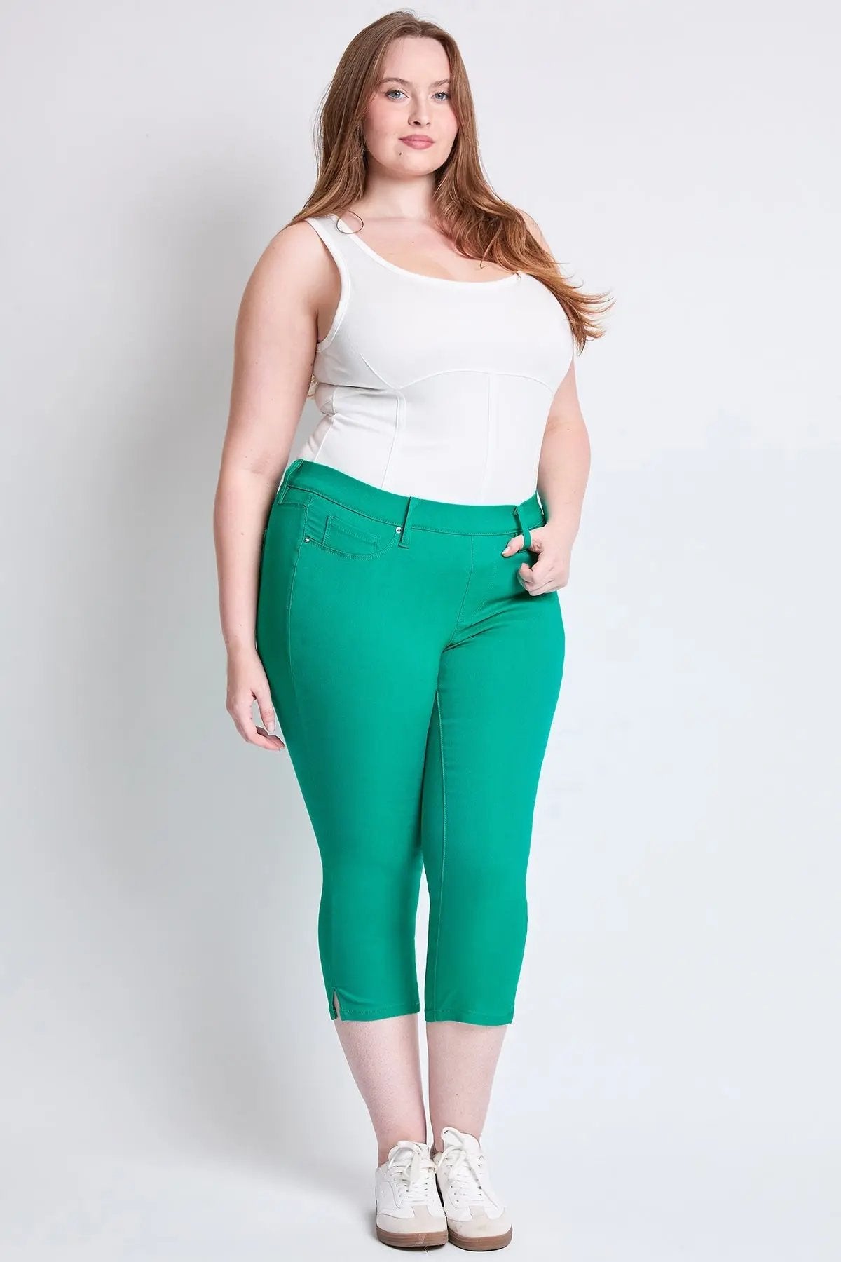 Women's Plus Hyperstretch Capri YMI JEANS