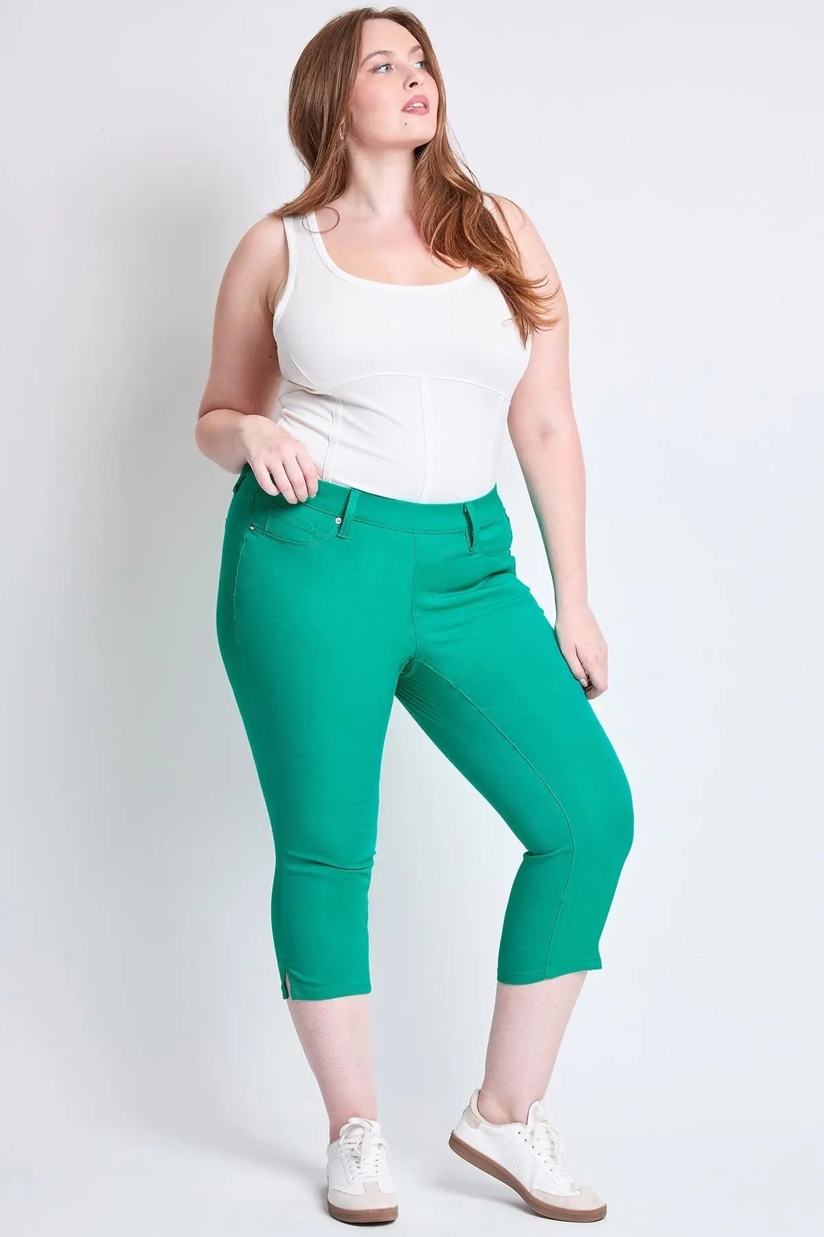 Women's Plus Hyperstretch Capri YMI JEANS