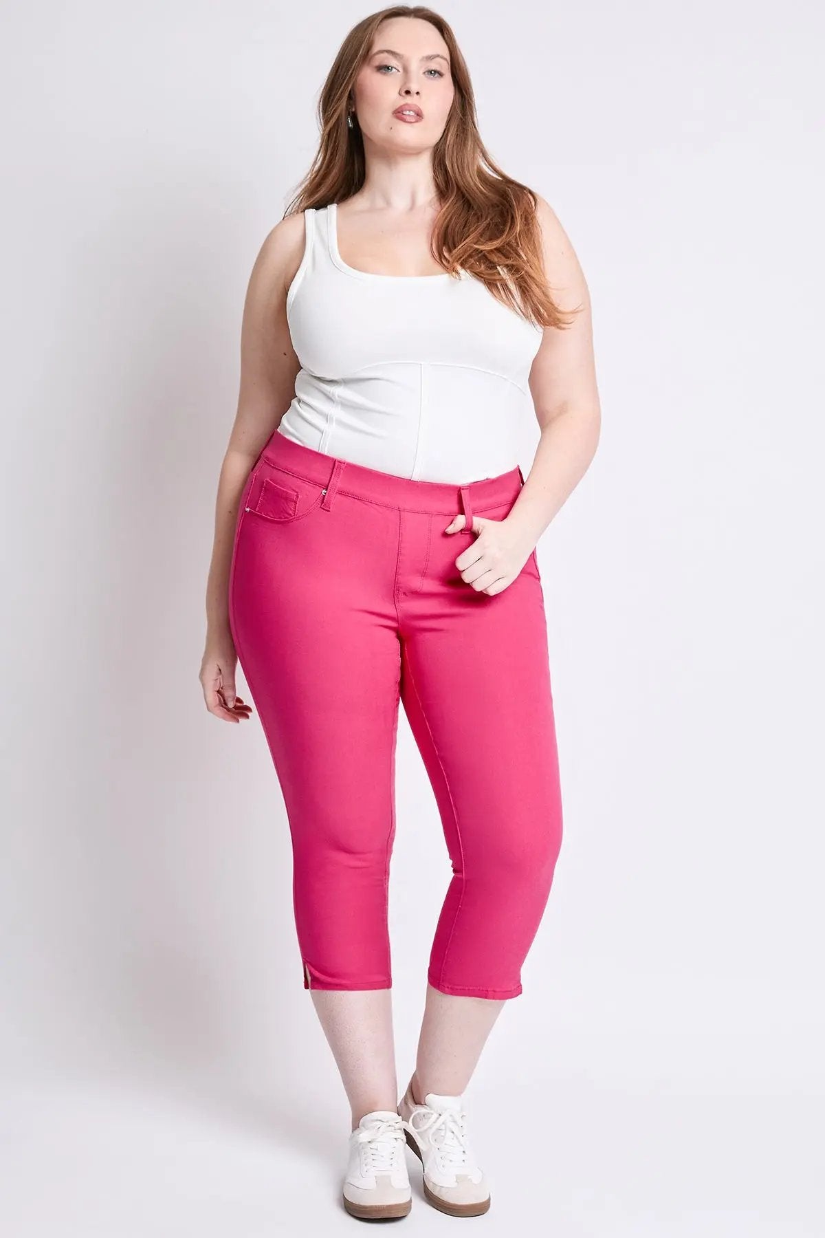 Women's Plus Hyperstretch Capri YMI JEANS
