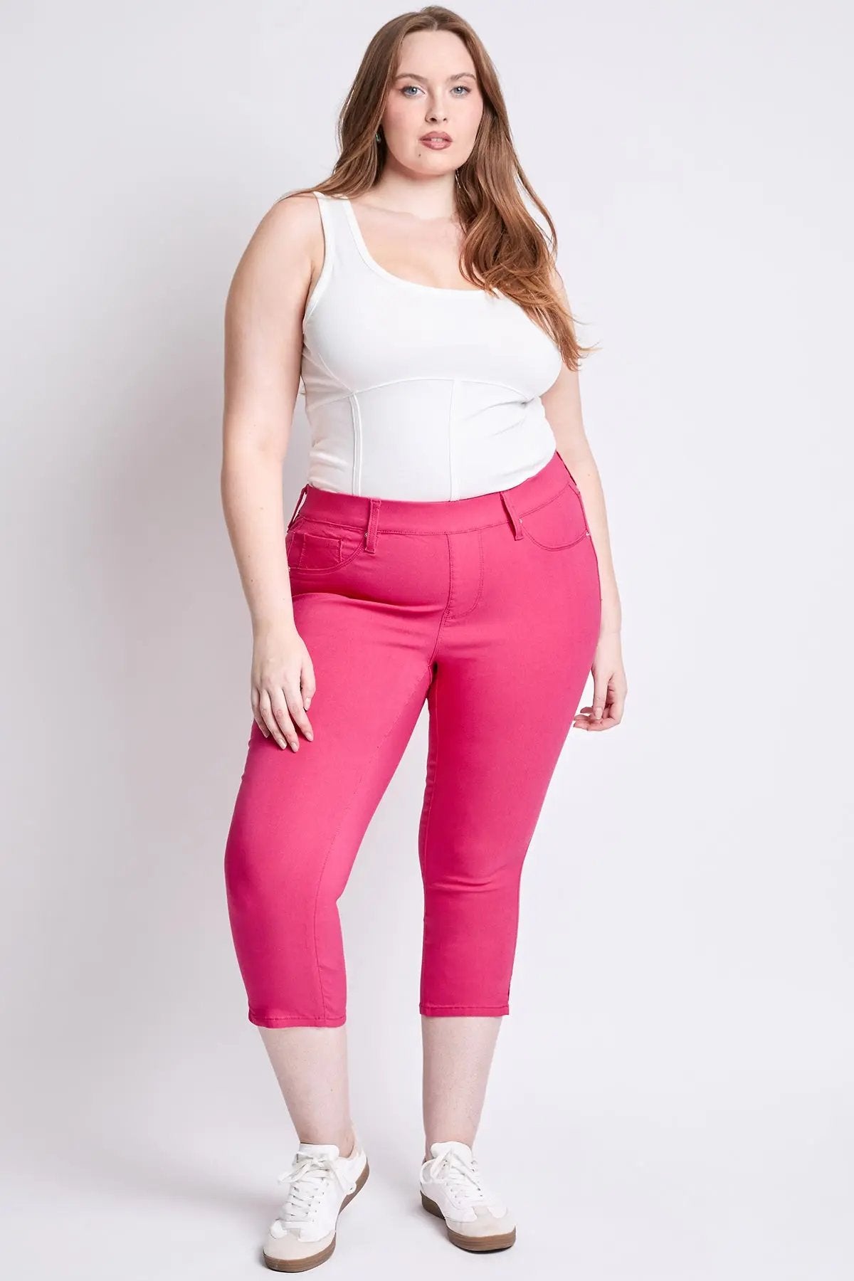 Women's Plus Hyperstretch Capri YMI JEANS