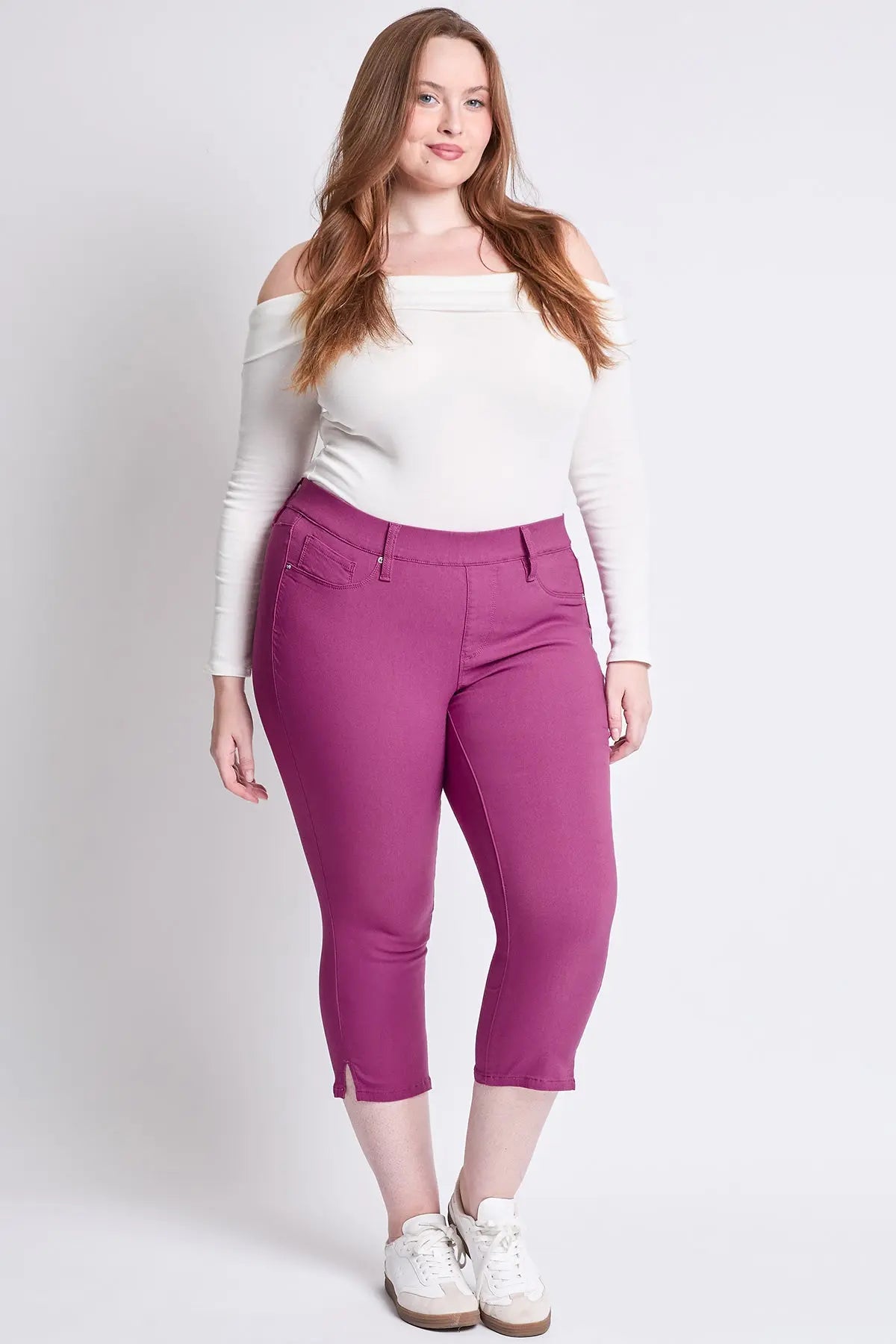 Women's Plus Hyperstretch Capri YMI JEANS