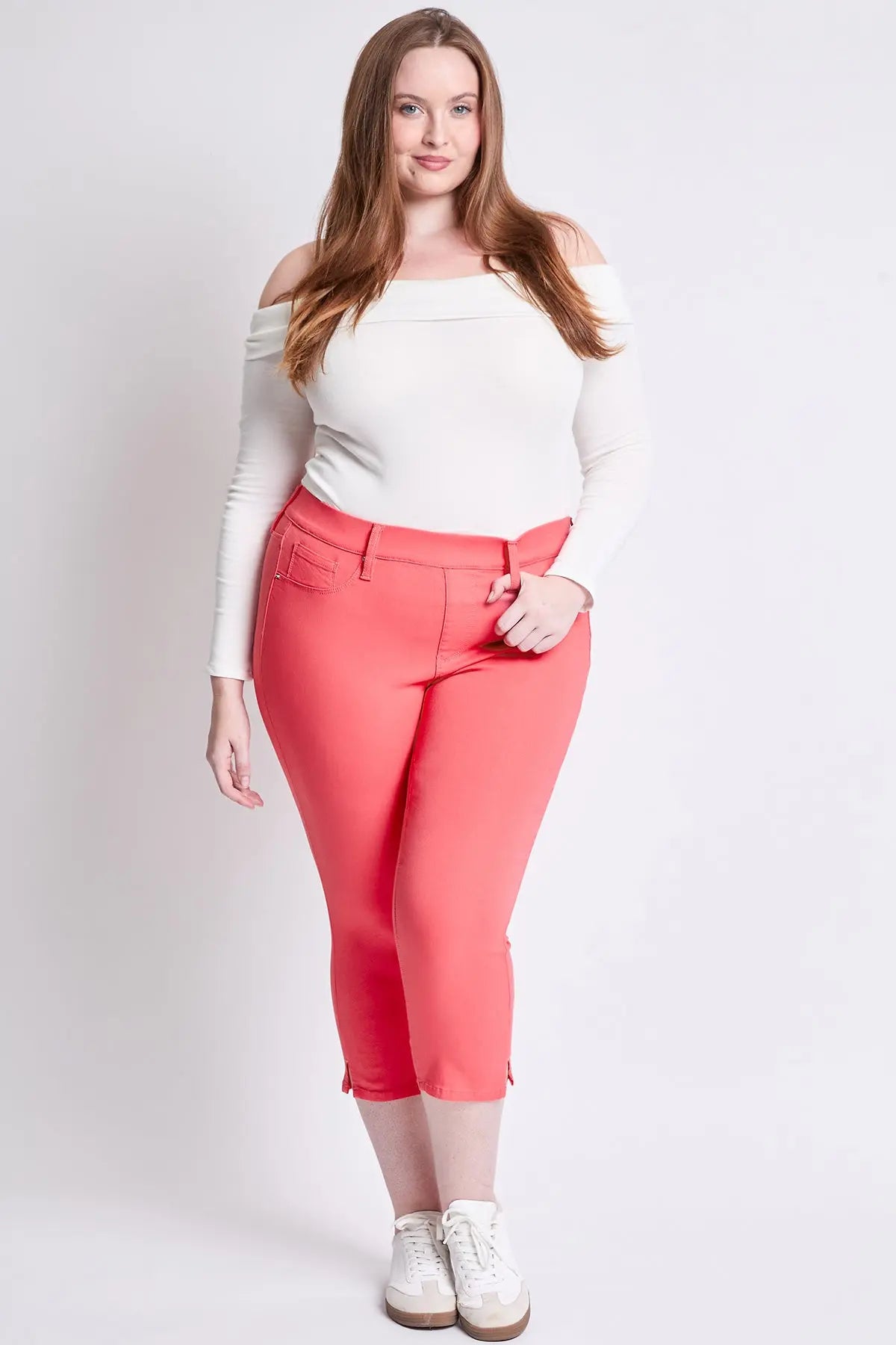 Women's Plus Hyperstretch Capri YMI JEANS