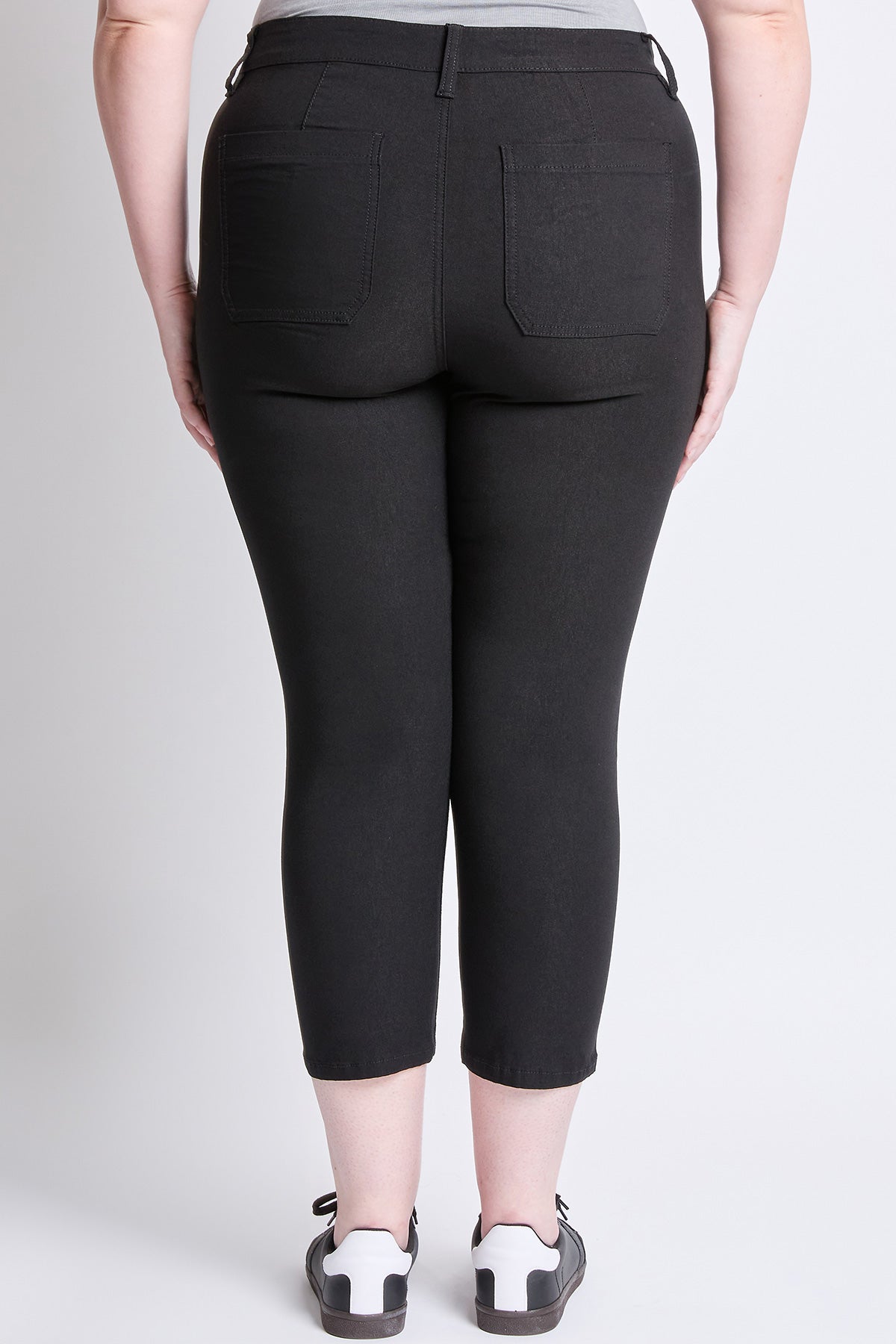 Women's Plus Hyperstretch Crop Straight  Pants YMI JEANS