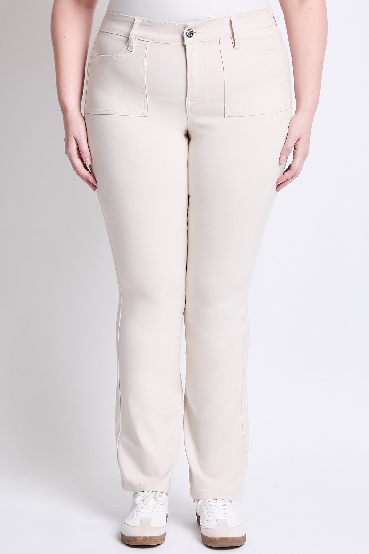 Women's Plus Hyperstretch Bootcut Pants YMI JEANS