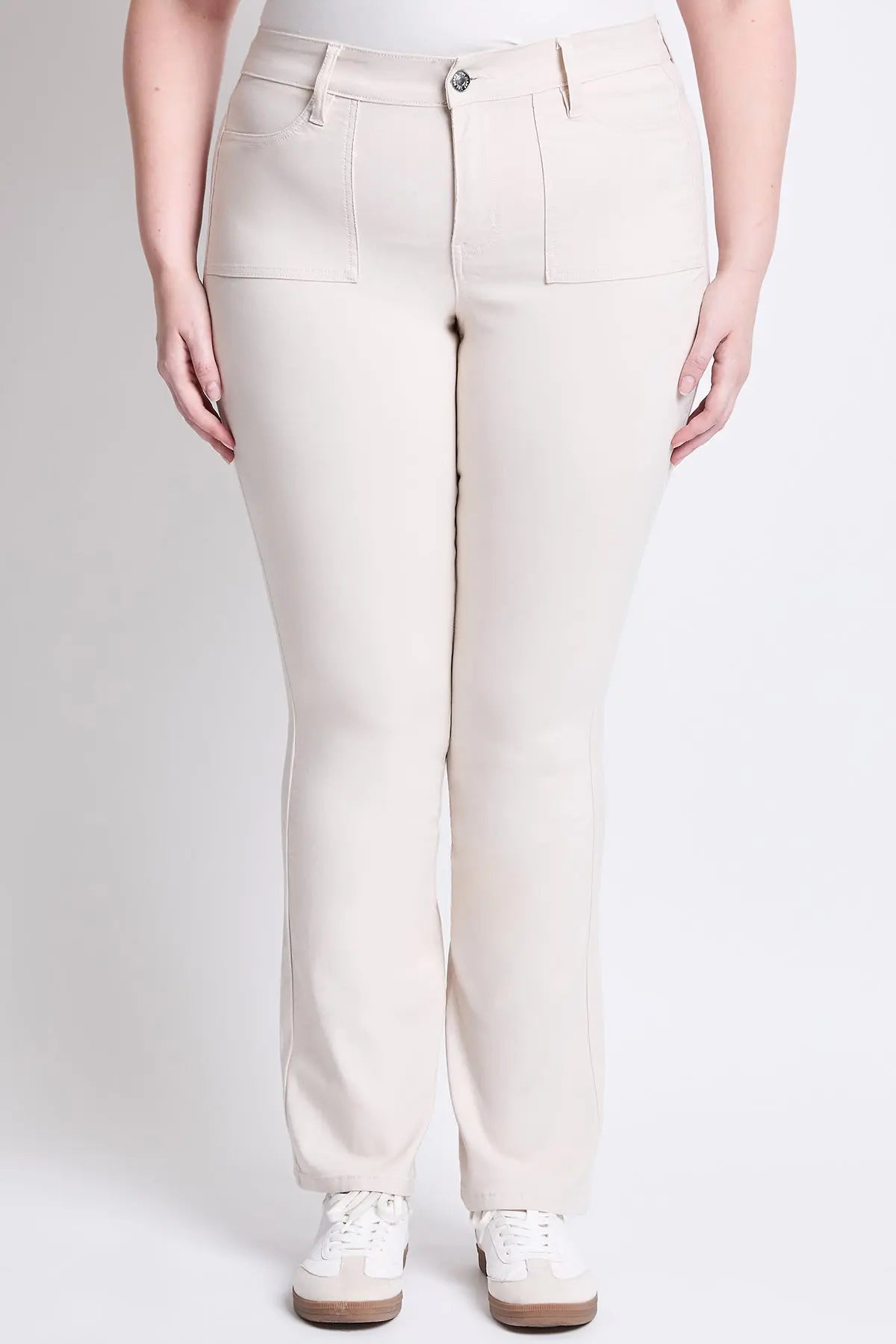 Women's Plus Hyperstretch Bootcut Pants YMI JEANS