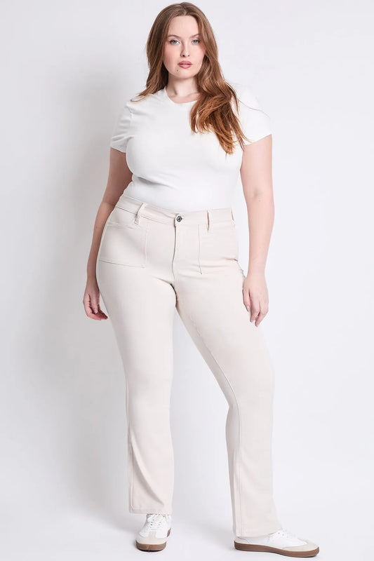 Women's Plus Hyperstretch Bootcut Pants YMI JEANS