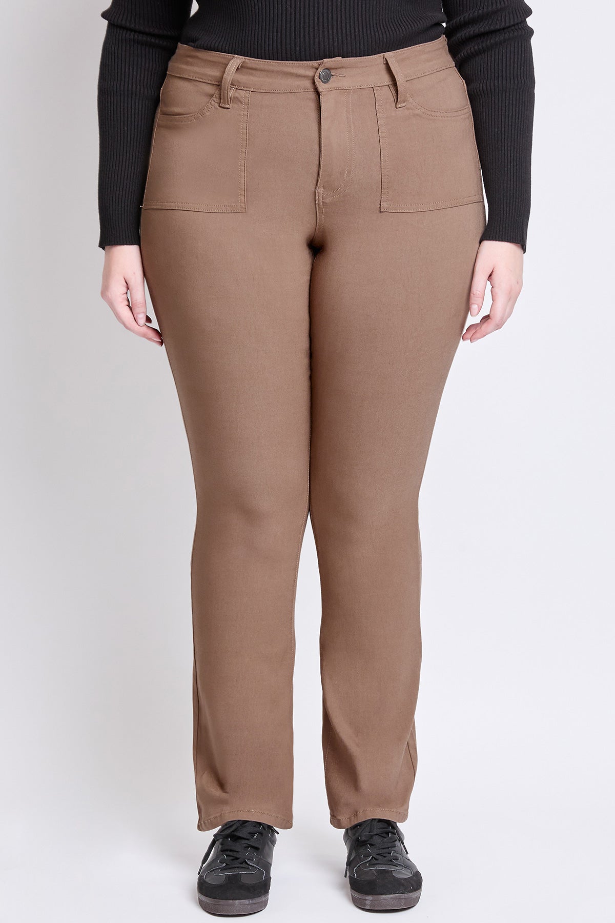 Women's Plus Hyperstretch Bootcut Pants YMI JEANS