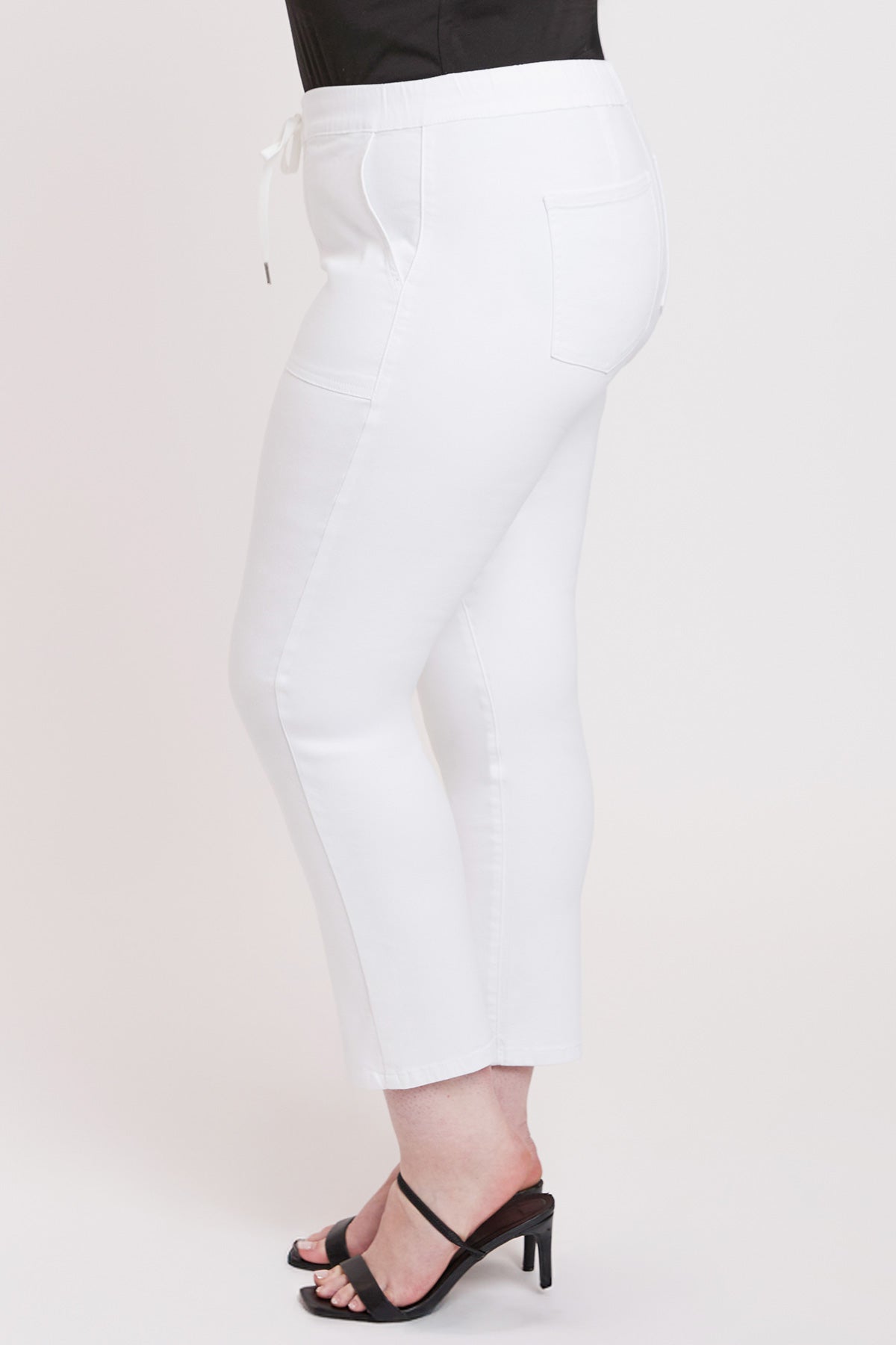 Women's Plus High Rise Pull On Straight  Jogger YMI JEANS