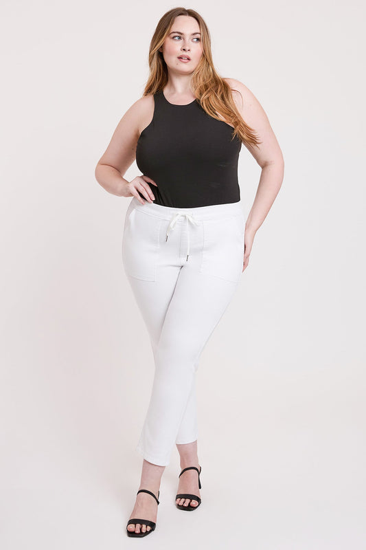 Women's Plus High Rise Pull On Straight  Jogger YMI JEANS