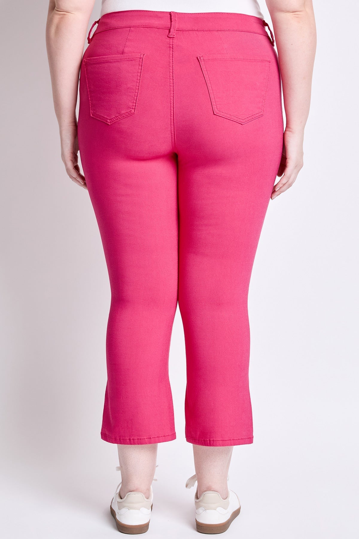 Women's Plus Hyperstretch Cropped Kick Flare Pants YMI JEANS