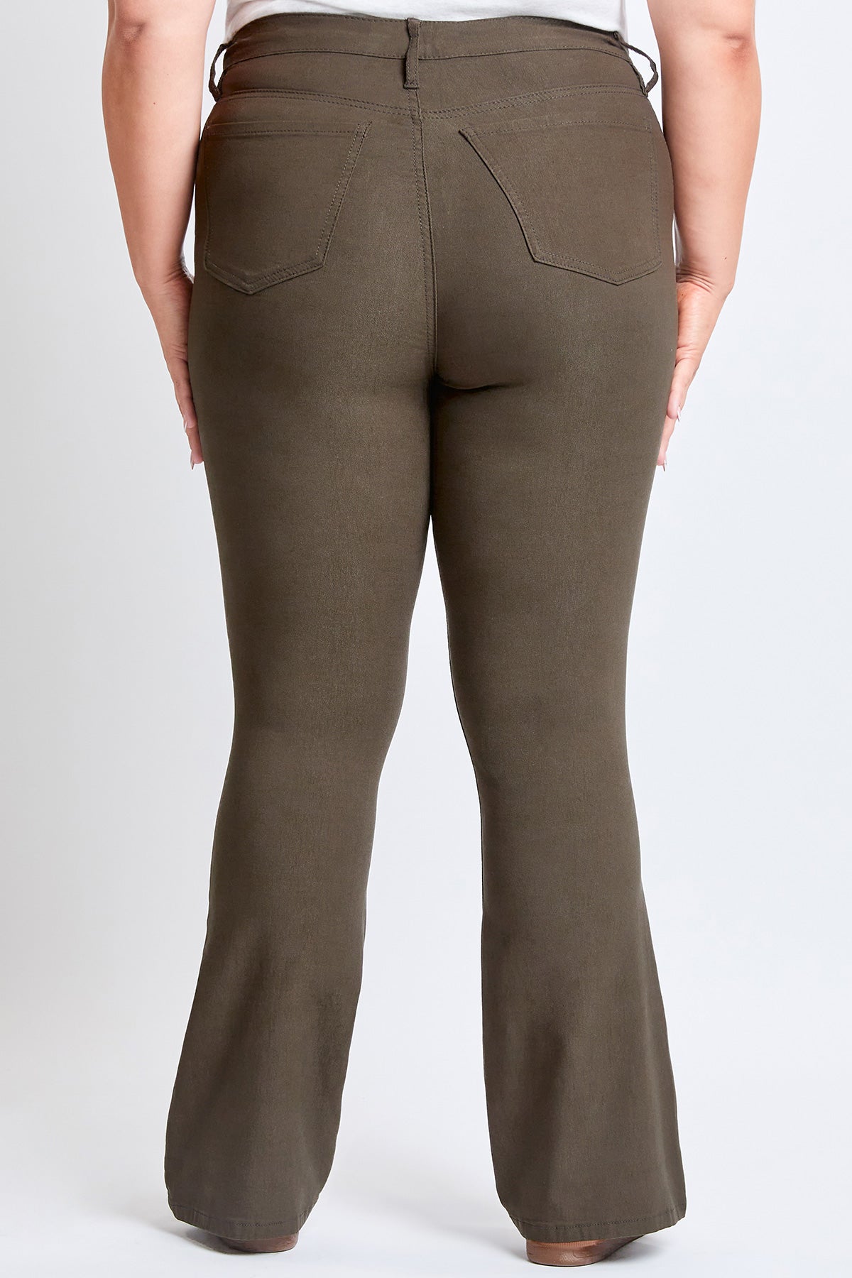 Women's Plus Hyperstretch Flare Pants YMI JEANS