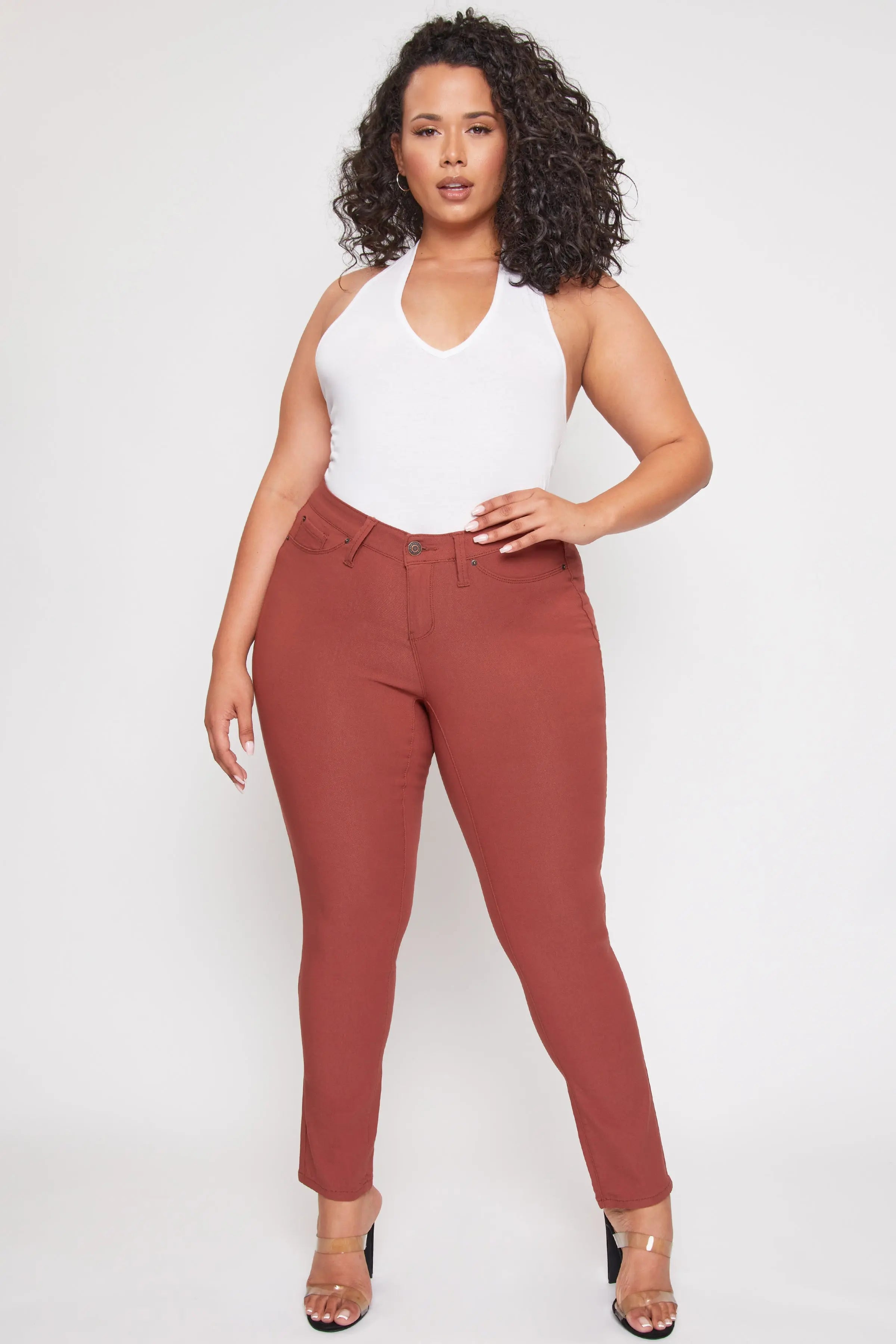 Women's Plus Hyperstretch Skinny Pants YMI JEANS