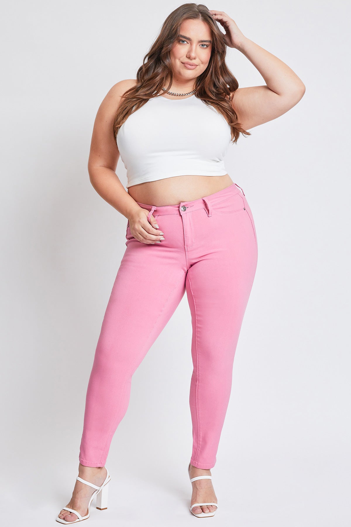 Women's Plus Hyperstretch Skinny Pants YMI JEANS