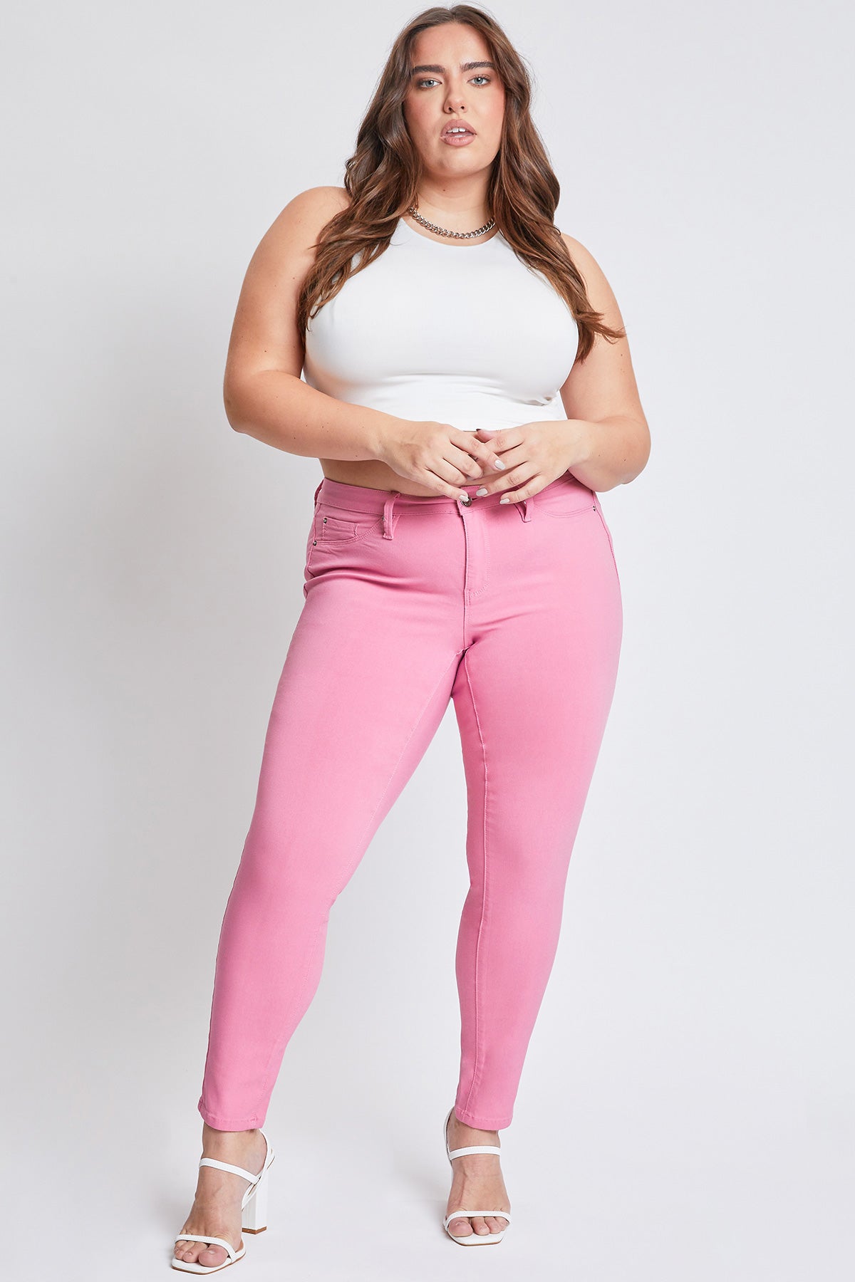 Women's Plus Hyperstretch Skinny Pants YMI JEANS