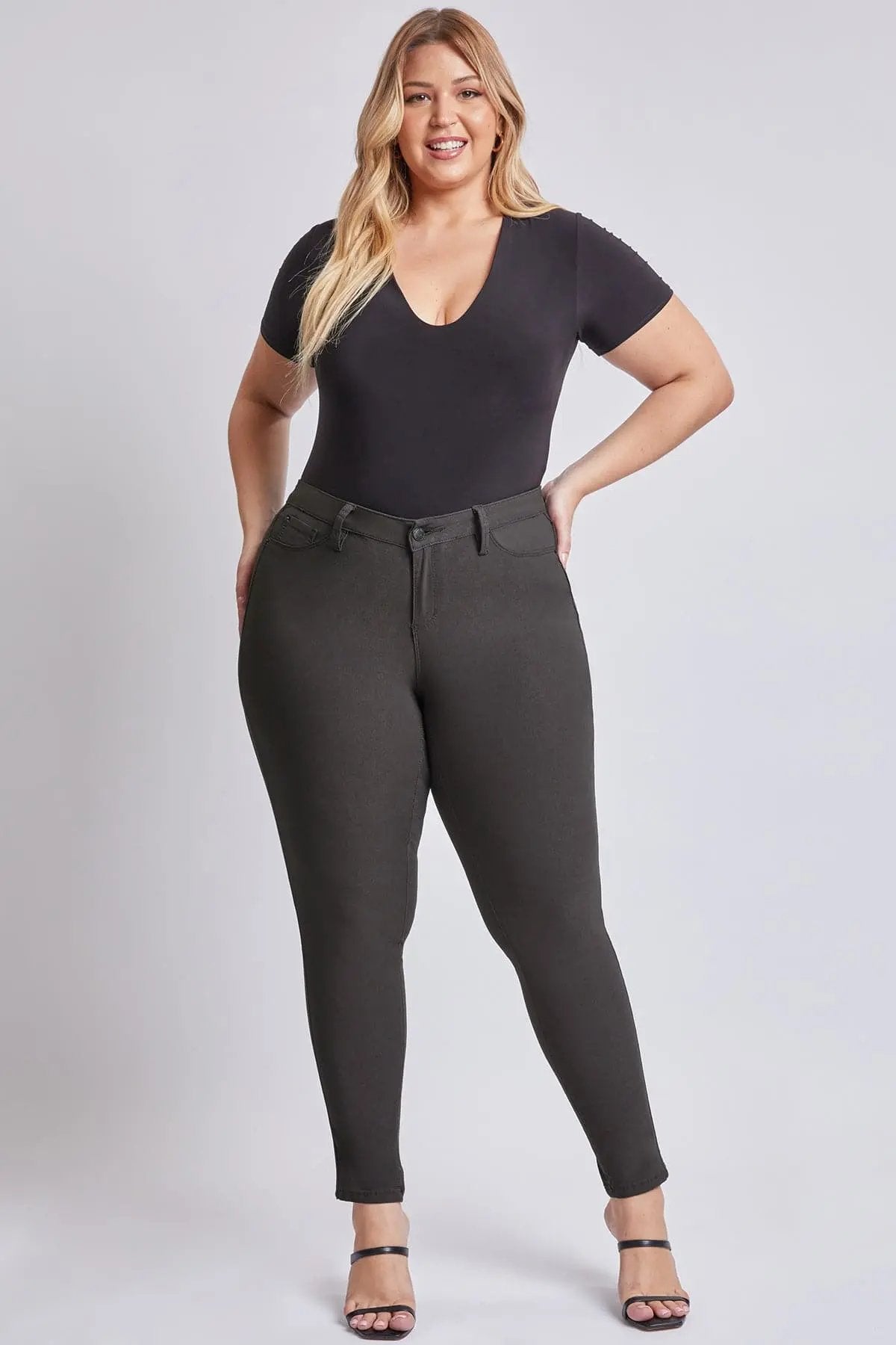 Women's Plus Hyperstretch Skinny Pants - Love Salve
