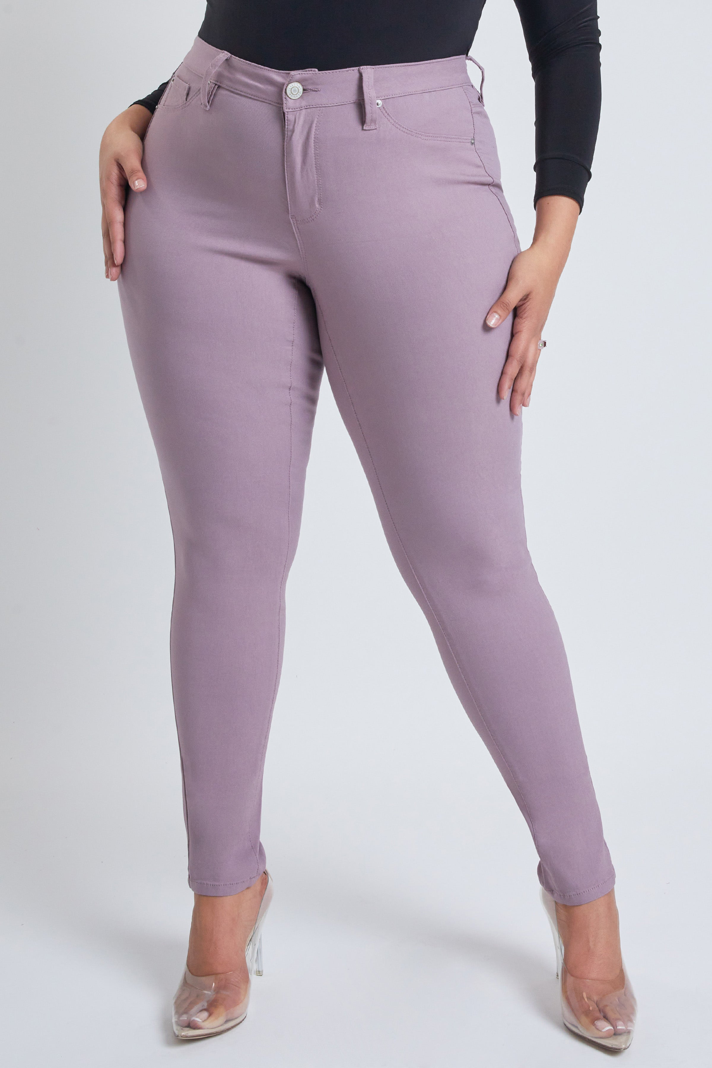 Women's Plus Hyperstretch Skinny Pants YMI JEANS