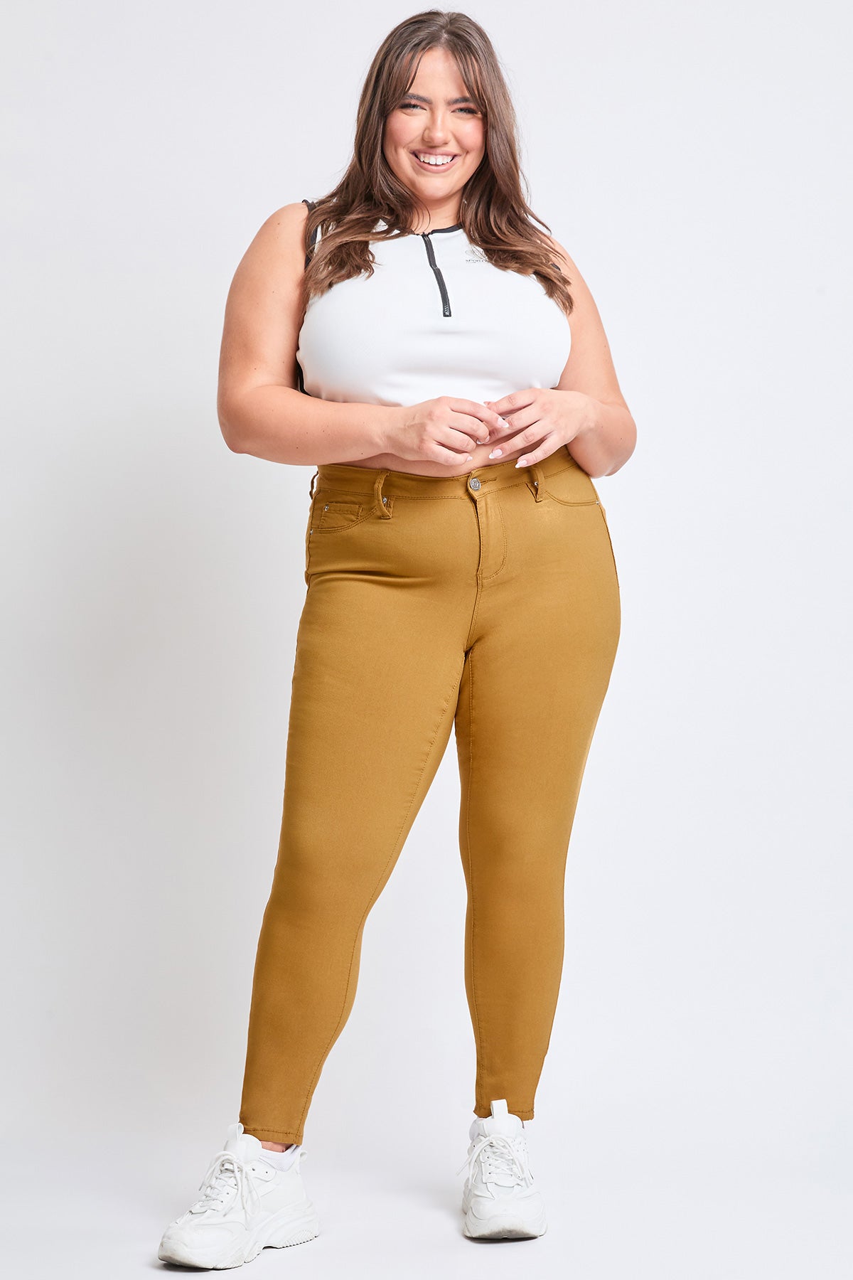 Women's Plus Hyperstretch Skinny Pants YMI JEANS