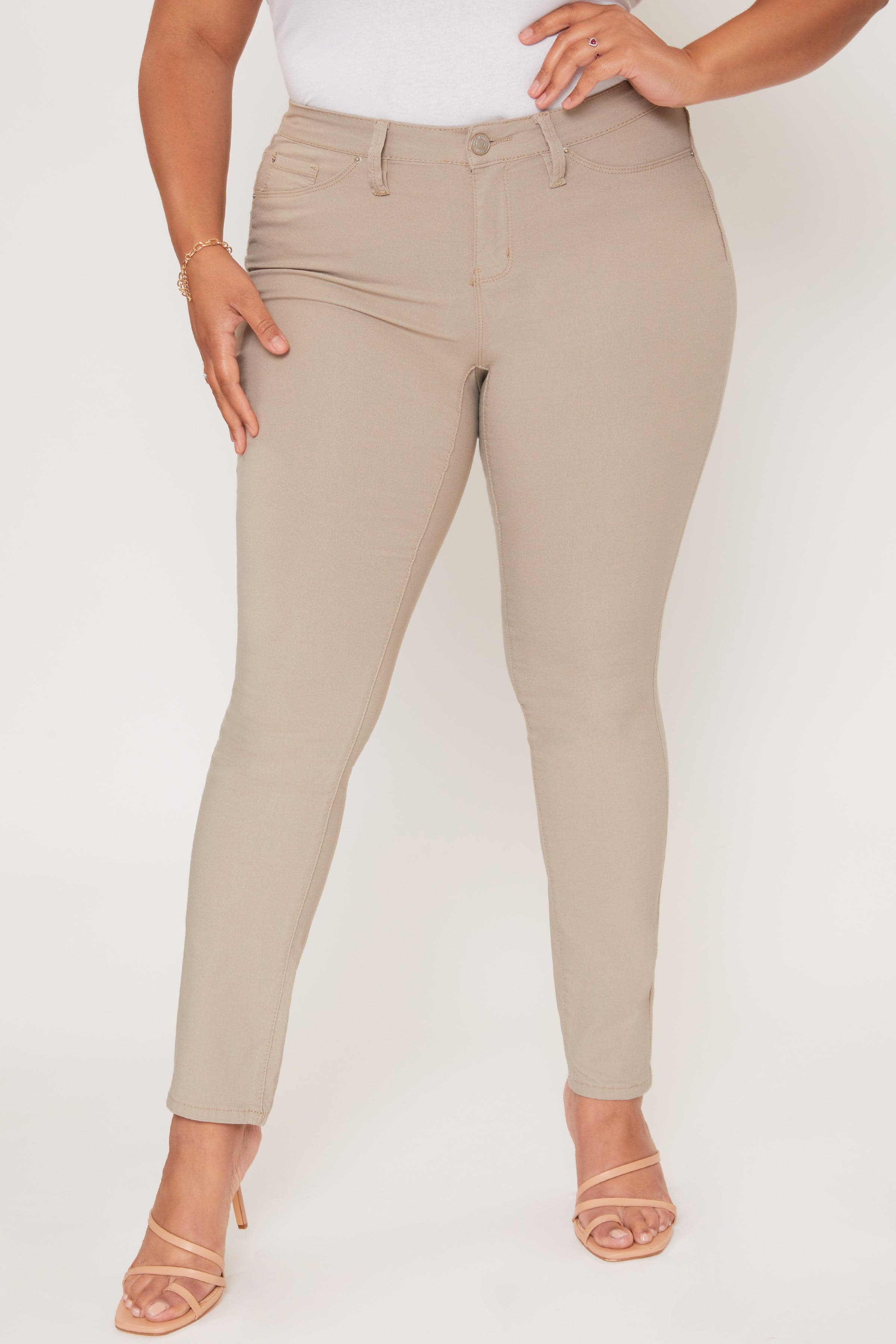 Women's Plus Hyperstretch Skinny Pants YMI JEANS