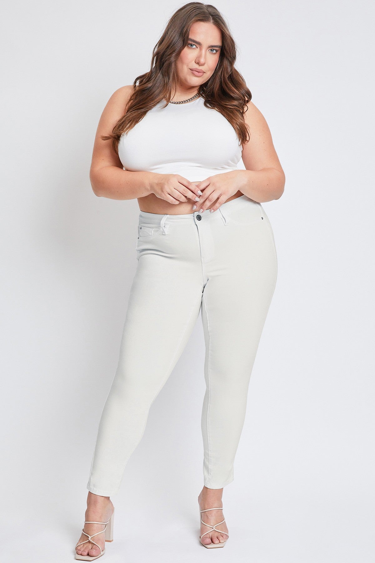 Women's Plus Hyperstretch Skinny Pants YMI JEANS