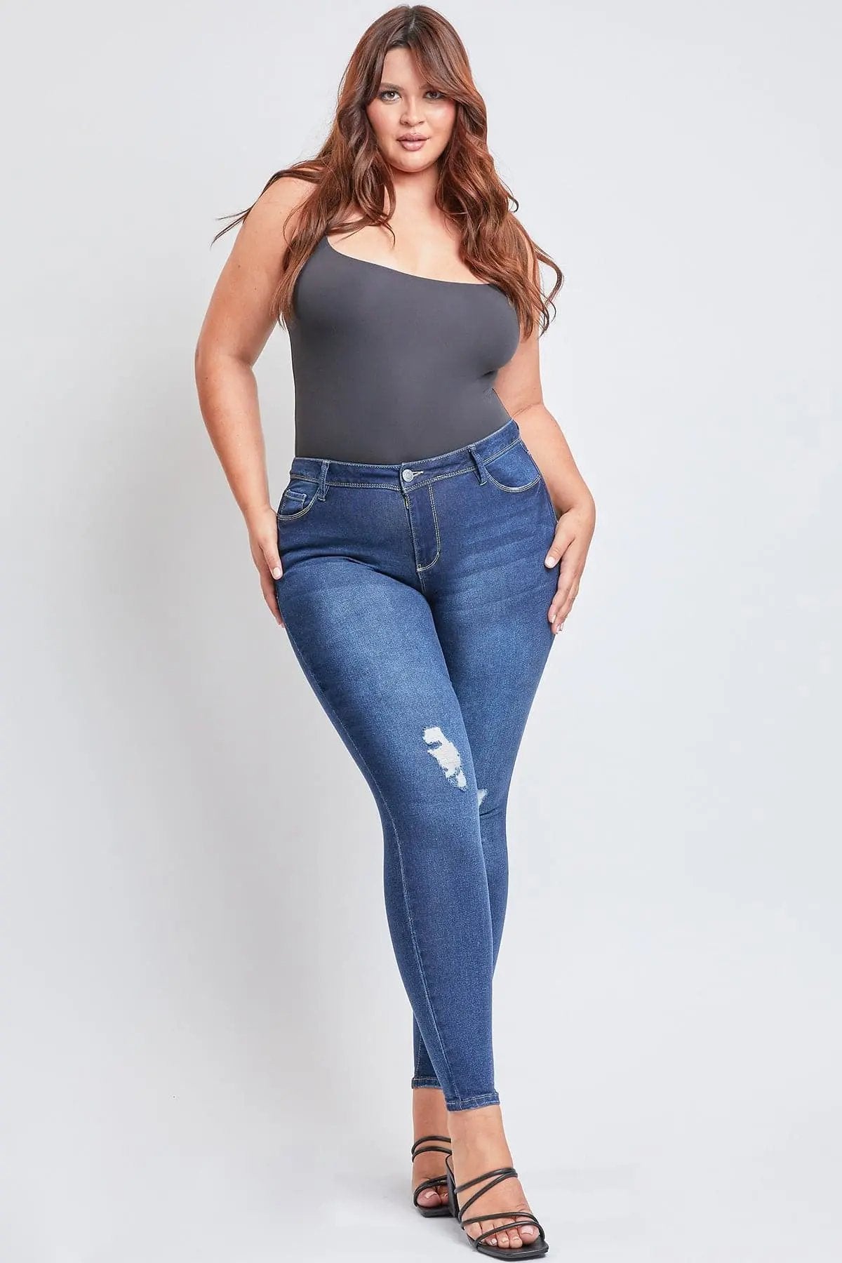 Women's Plus Essential Skinny Jeans - Love Salve